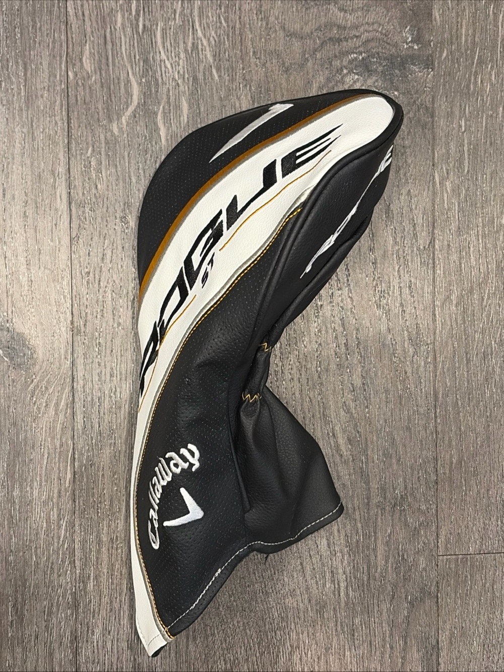 Callaway Golf Rogue St Driver Headcover Head Cover 5521263 Black/White/Gold